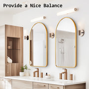 Wall Arch Mirror Arc Aluminum Frame Bathroom 50x80cm GOLD V274-FT-BM-ALUAC-GD5080