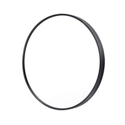 Wall Mirror Round Aluminum Frame Bathroom 80cm BLACK V274-FT-BM-ALUR-BK80
