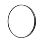 Wall Mirror Round Aluminum Frame Bathroom 80cm BLACK V274-FT-BM-ALUR-BK80
