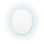 LED Wall Mirror Round Anti-Fog Bathroom 50cm V274-FT-BM-LEDR-50