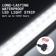 2 Set LED Wall Mirror Round Anti-Fog Bathroom 50cm V274-FT-BM-LEDR-50-X2