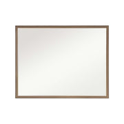 Wall Mirror Rectangular Frame Bathroom 70x90cm Antique Brown V274-FT-BM-PSSQ-AWD7090