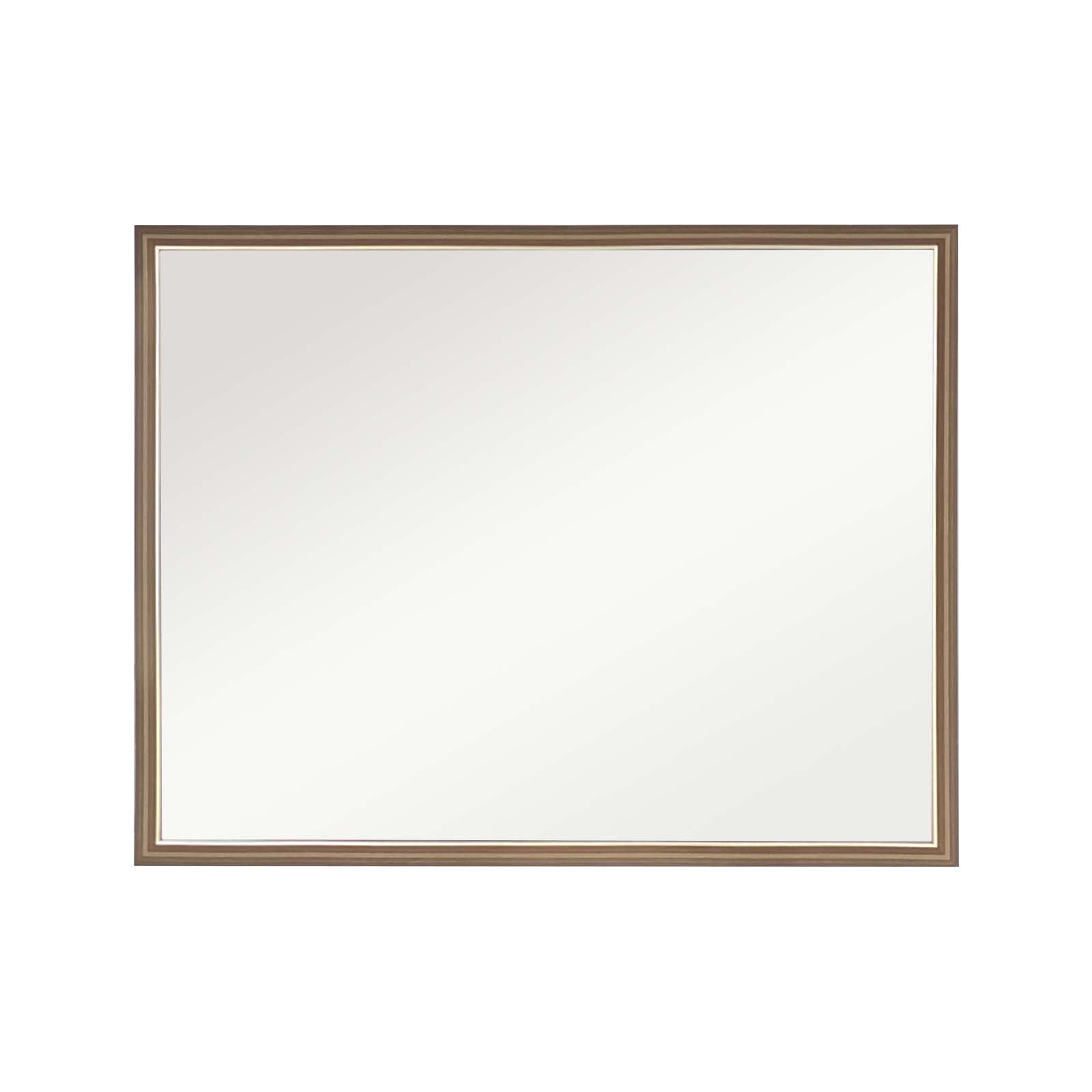 Wall Mirror Rectangular Frame Bathroom 70x90cm Antique Brown V274-FT-BM-PSSQ-AWD7090