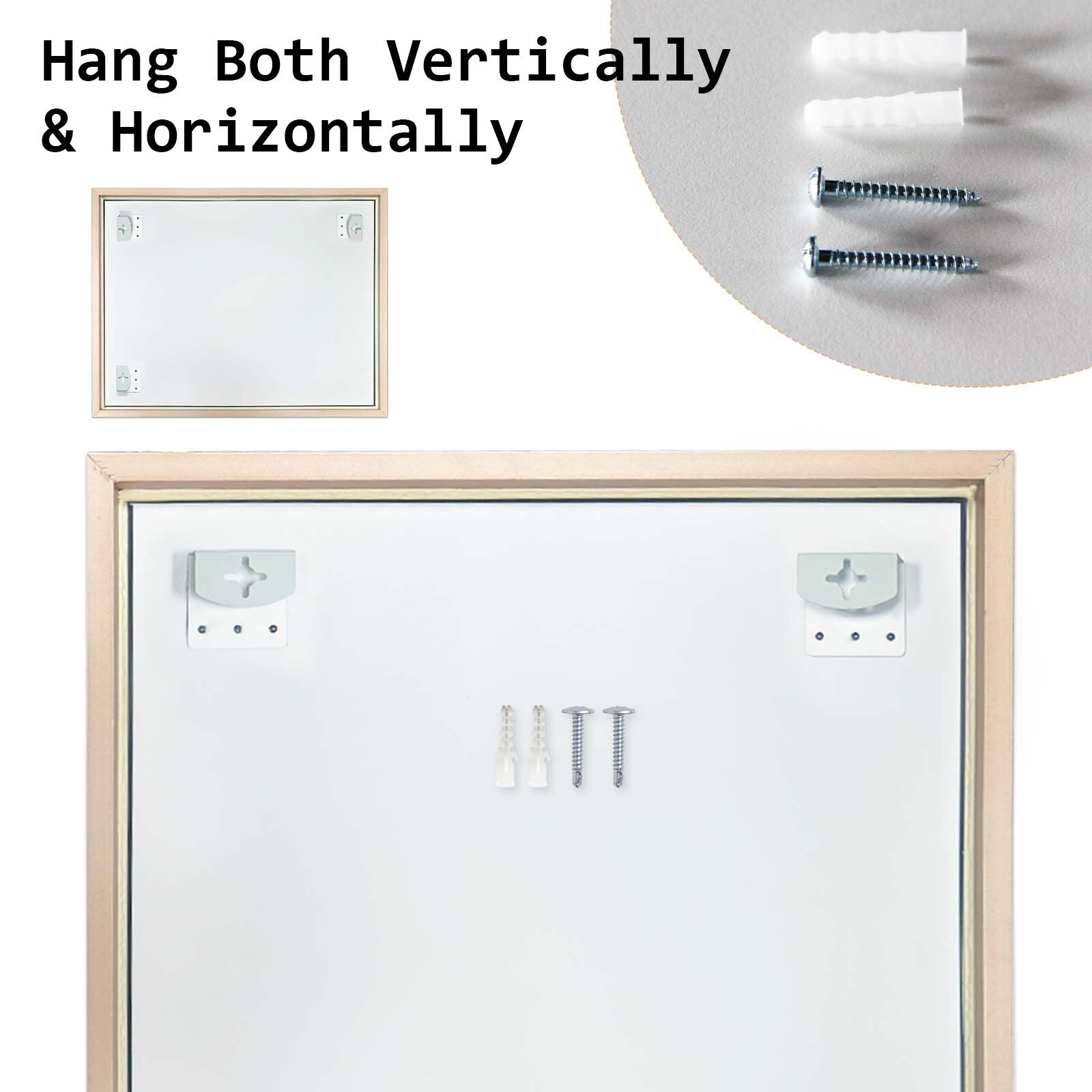 Wall Mirror Rectangular Frame Bathroom 70x90cm Turquoise V274-FT-BM-PSSQ-LB7090