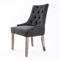 French Provincial Dining Chair Oak Leg AMOUR BLACK V274-FT-FC8443-BK1