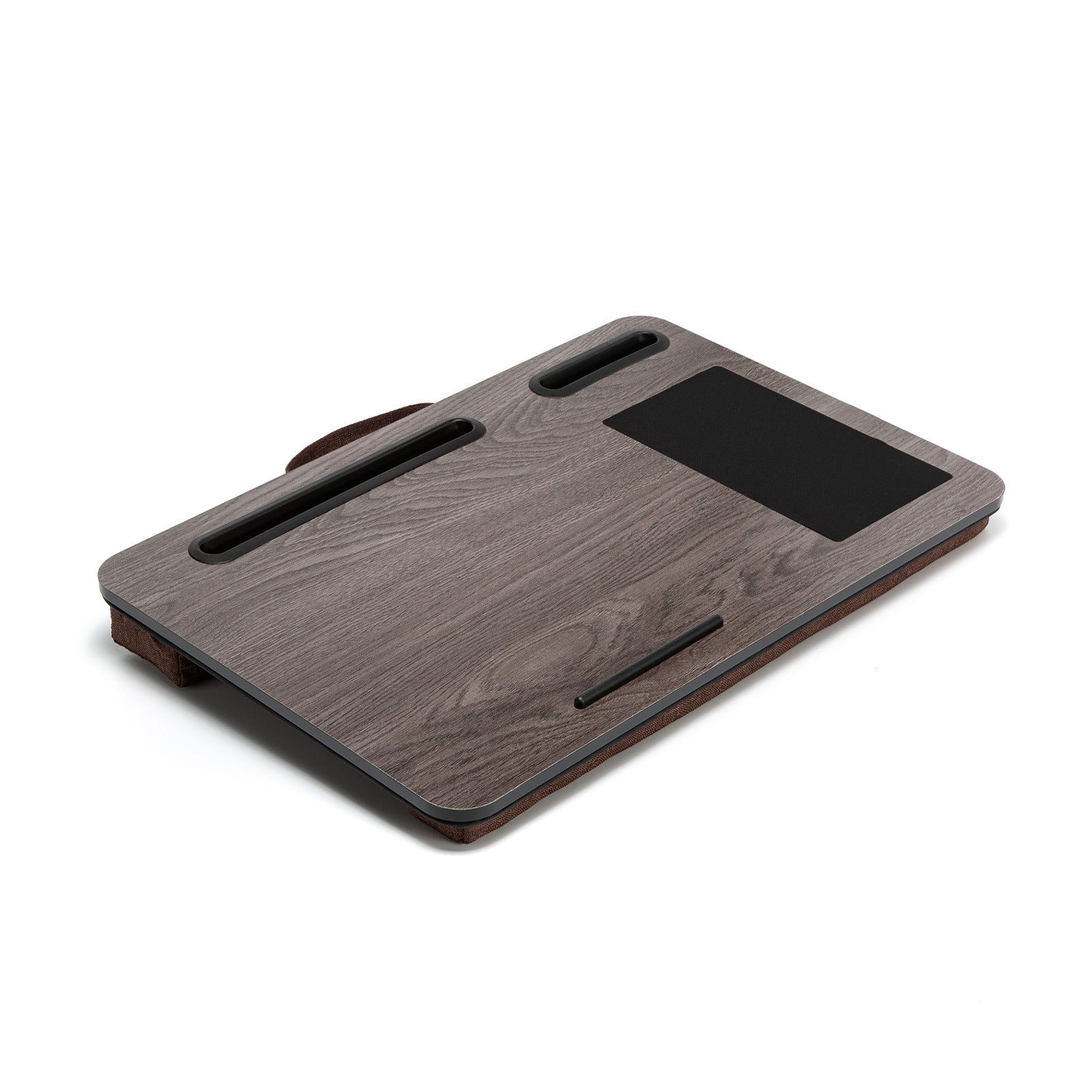 Lap Desk Laptop Stand Phone Tablet Holder Mousepad Cushioned Lapdesk IRON GREY OAK V274-FT-GO27-LD-IGO