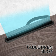 Lap Desk Laptop Stand Phone Tablet Holder Mousepad Cushioned Lapdesk IRON GREY OAK V274-FT-GO27-LD-IGO