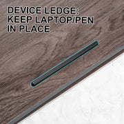 Lap Desk Laptop Stand Phone Tablet Holder Mousepad Cushioned Lapdesk IRON GREY OAK V274-FT-GO27-LD-IGO