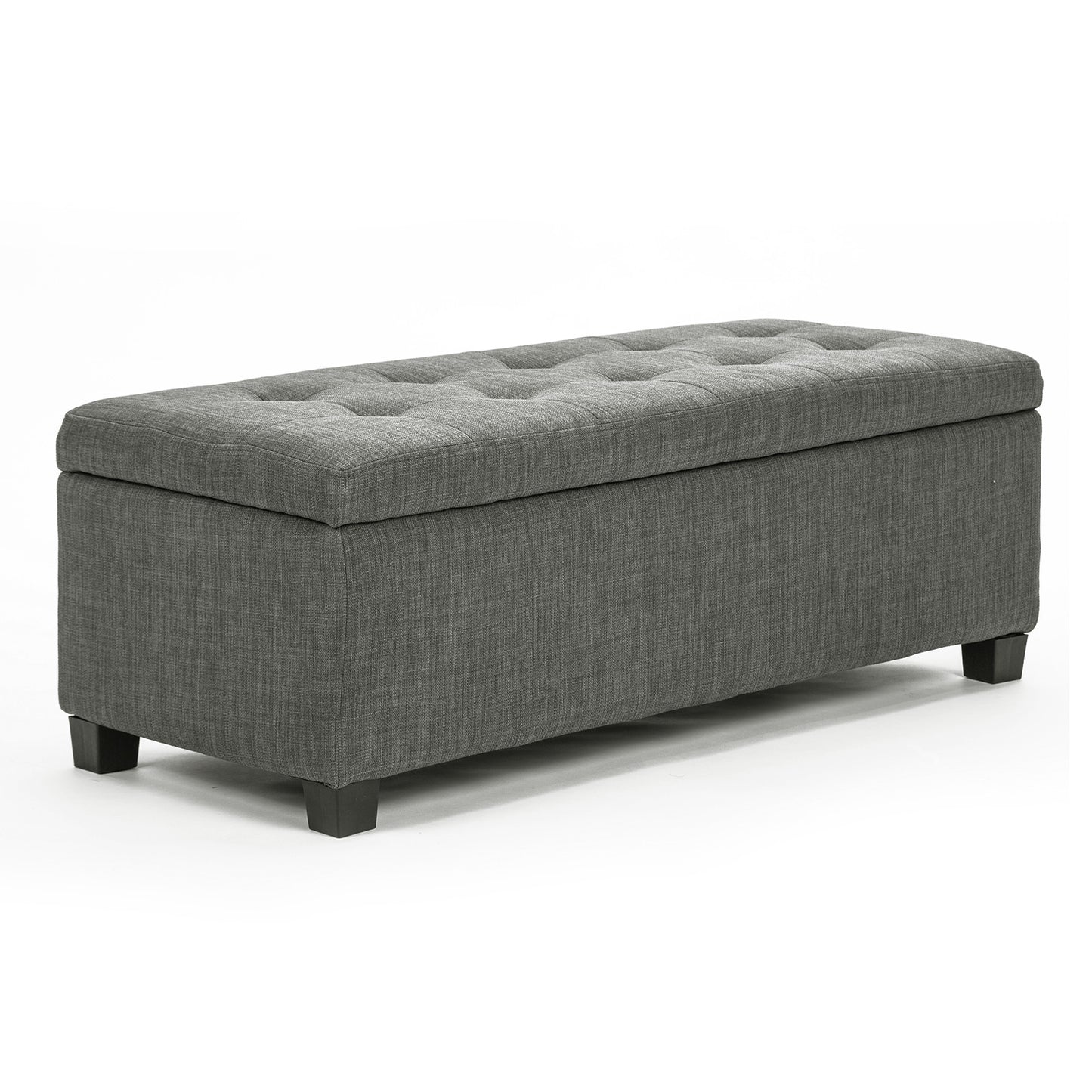 Storage Ottoman Stool 102cm Fabric DARK GREY V274-FT-GQ003-DGY