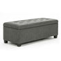 Storage Ottoman Stool 102cm Fabric DARK GREY V274-FT-GQ003-DGY
