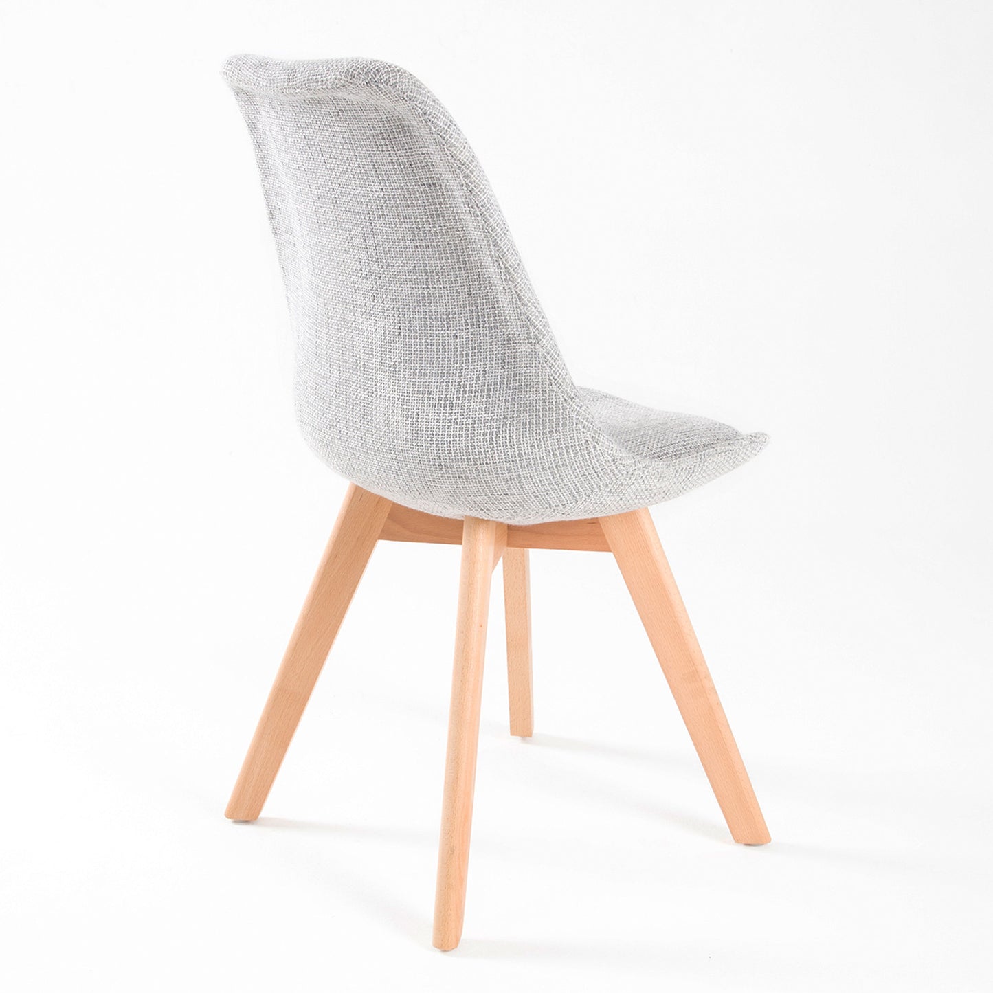 2X Retro Dining Cafe Chair Padded Seat GREY V274-FT-J900B-GY2