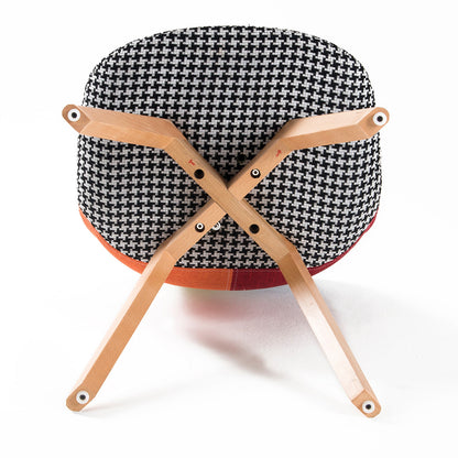 4X Retro Dining Cafe Chair Padded Seat MULTI COLOUR V274-FT-J900B-MUT4