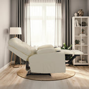 8-Point Electric Massage Recliner Chair - PU Leather Lounge Sofa Armchair ARLEEN BEIGE V274-FT-MRC-6115PU-CR