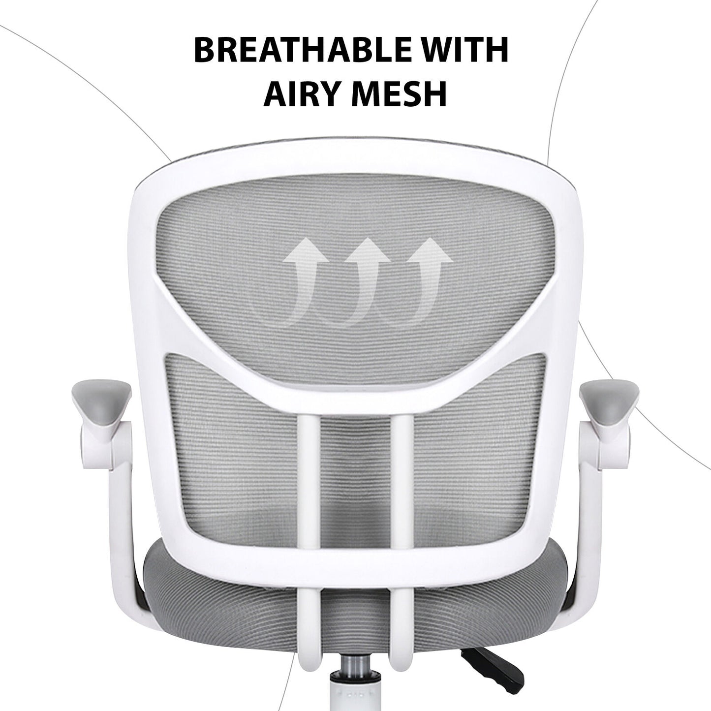 Kids Desk Chair - Children Office Study Seat with Footrest NOVA - Grey V274-FT-OC-2611F-FGY