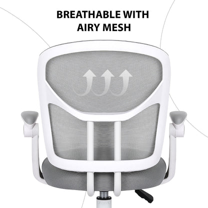 Kids Desk Chair - Children Office Study Seat with Footrest NOVA - Grey V274-FT-OC-2611F-FGY