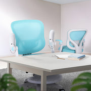 Kids Desk Chair - Children Office Study Seat with Footrest CILO - Blue V274-FT-OC-2615-FBU