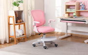 Kids Desk Chair - Children Office Study Seat with Footrest CILO - Pink V274-FT-OC-2615-FPK