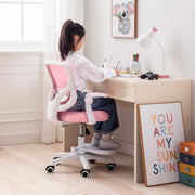 Kids Desk Chair - Children Office Study Seat with Footrest CILO - Pink V274-FT-OC-2615-FPK