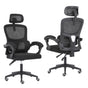 Ergonomic Reclining Office Chair - Lumbar Support, Adjustable Headrest VELTRA - BLACK V274-FT-OC-2656B-BK