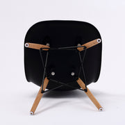 2X Retro Dining Cafe Chair DSW BLACK V274-FT-PP623-BK2