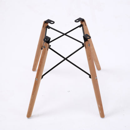 2X Retro Dining Cafe Chair DSW BLACK V274-FT-PP623-BK2