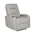 Home Recliner Chair - PU Leather Sofa Lounge Armchair DAKOTA GREY V274-FT-RC-6201PU-LGY