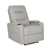 Home Recliner Chair - PU Leather Sofa Lounge Armchair DAKOTA GREY V274-FT-RC-6201PU-LGY