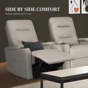 Home Recliner Chair - PU Leather Sofa Lounge Armchair DAKOTA GREY V274-FT-RC-6201PU-LGY