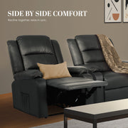 Home Recliner Chair - PU Leather Sofa Lounge Armchair MARLO GREY V274-FT-RC-6502PU-GY