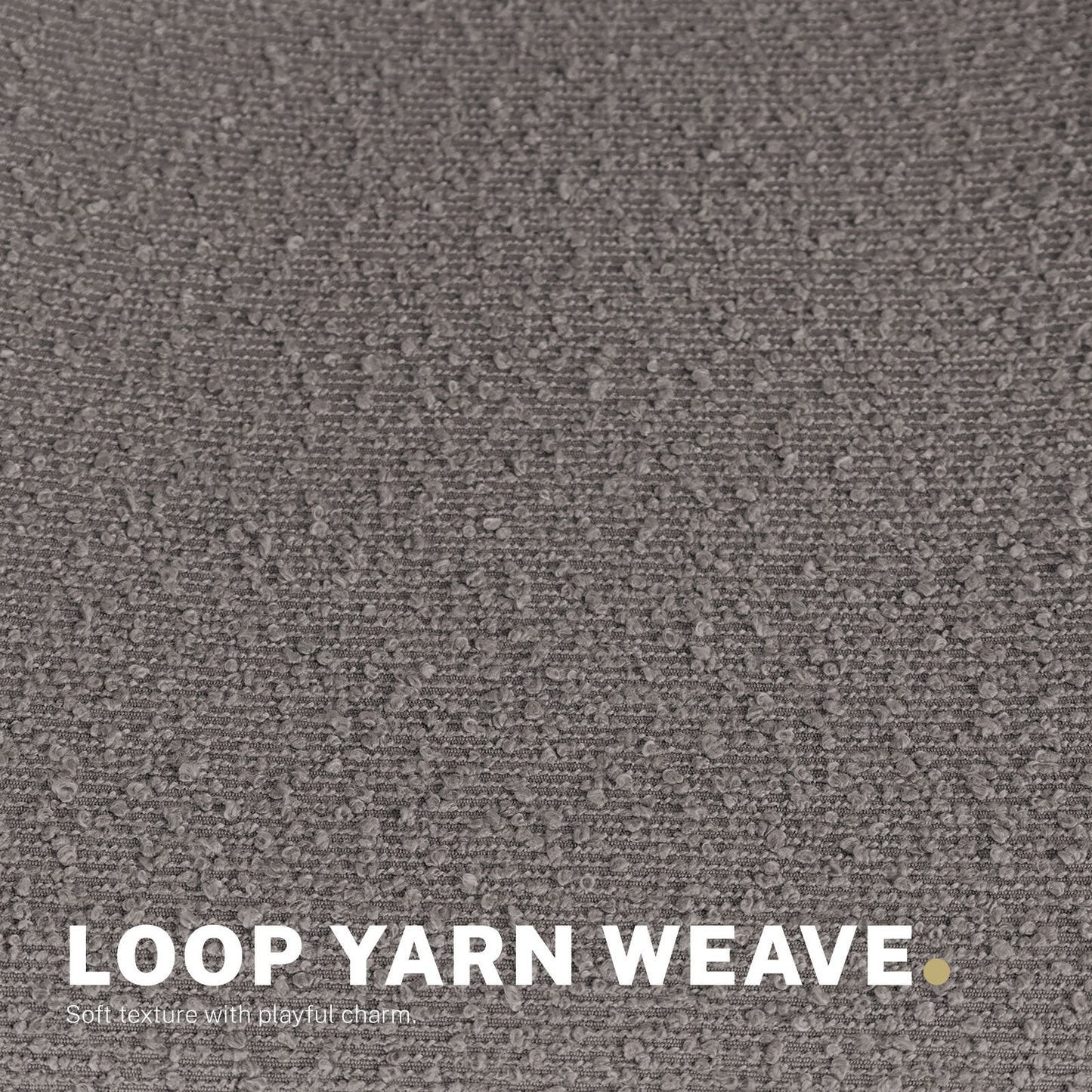 2 Set Office Desk Chair - Loop Yarn Fabric Home Swivel Chair Cut-Out Seat HALO GREY V274-FT-VOC-002BK-LGY2