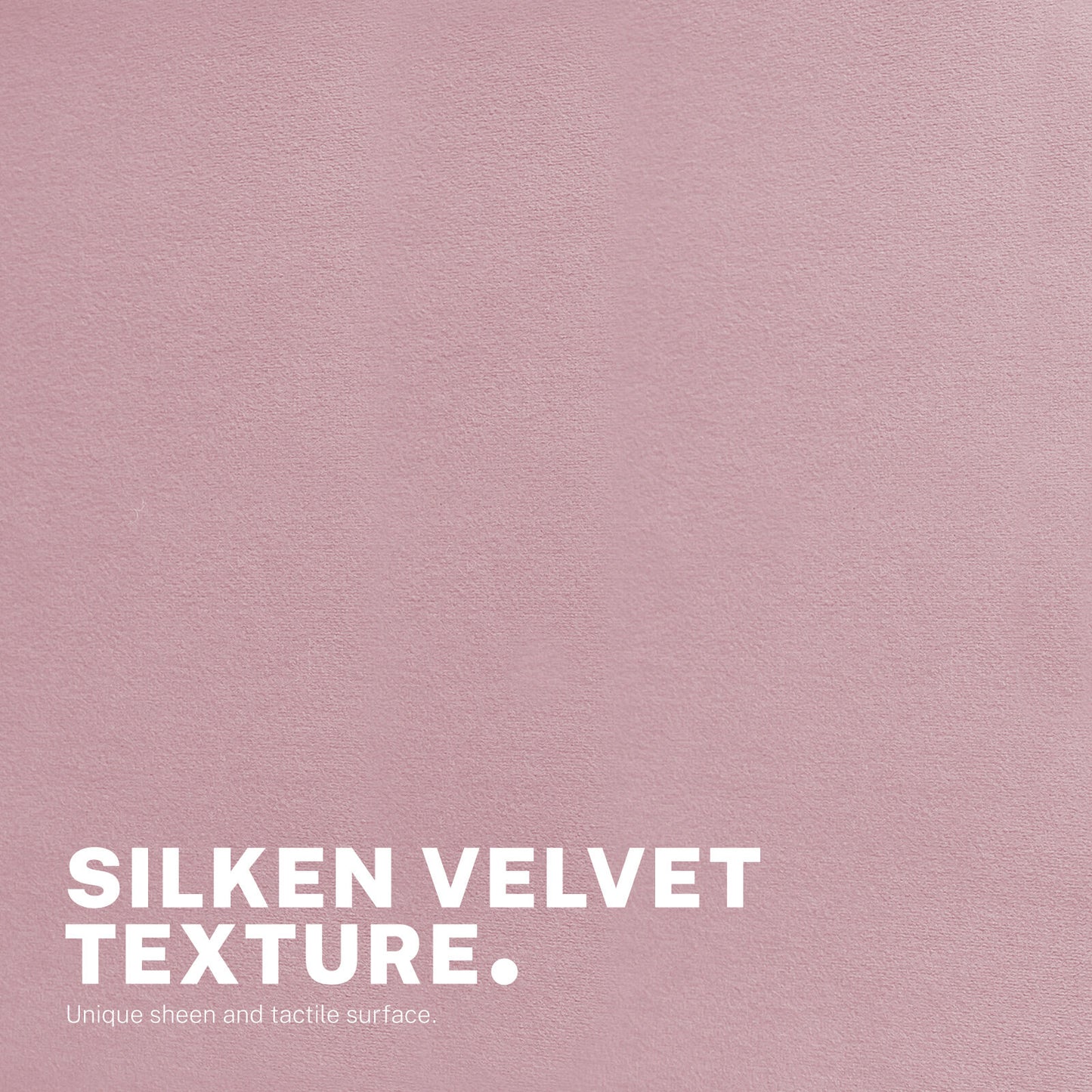 Office Desk Chair - Velvet Armless Swivel Study Seat OVOID PINK V274-FT-VOC-003SL-PK