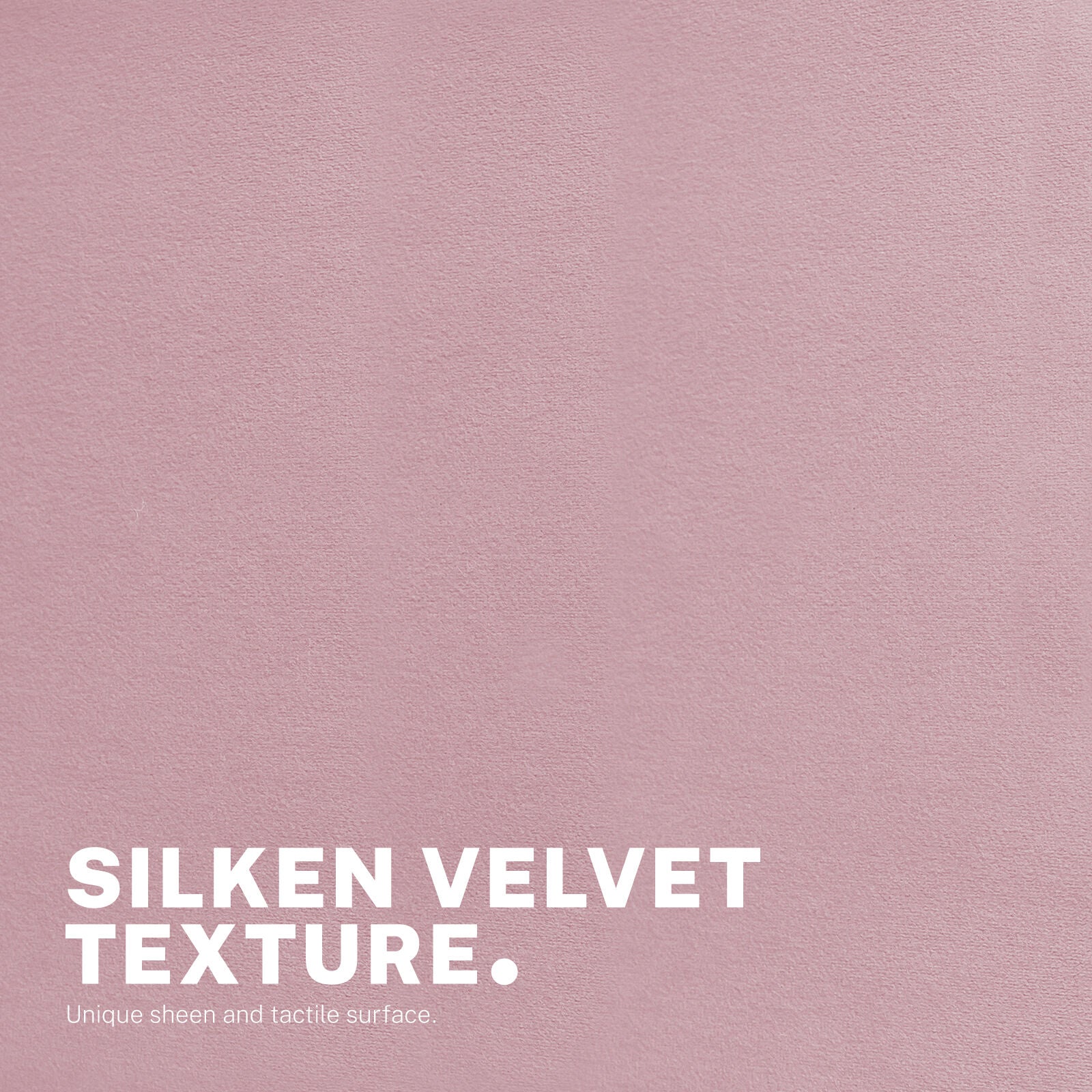 Office Desk Chair - Velvet Armless Swivel Study Seat OVOID PINK V274-FT-VOC-003SL-PK