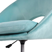 Office Desk Chair - Velvet Home Office Swivel Computer Seat COVE BLUE V274-FT-VOC-004GD-BU