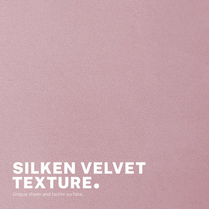 Office Desk Chair - Velvet Home Office Swivel Computer Seat COVE PINK V274-FT-VOC-004GD-PK