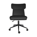 Office Desk Chair - PU Leather Home Office Swivel Chair Computer Seat BLACK V274-FT-VOC-005BK-BK