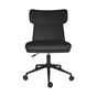 Office Desk Chair - PU Leather Home Office Swivel Chair Computer Seat BLACK V274-FT-VOC-005BK-BK