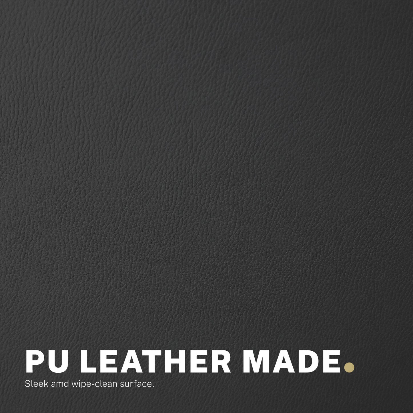 Office Desk Chair - PU Leather Home Office Swivel Chair Computer Seat BLACK V274-FT-VOC-005BK-BK