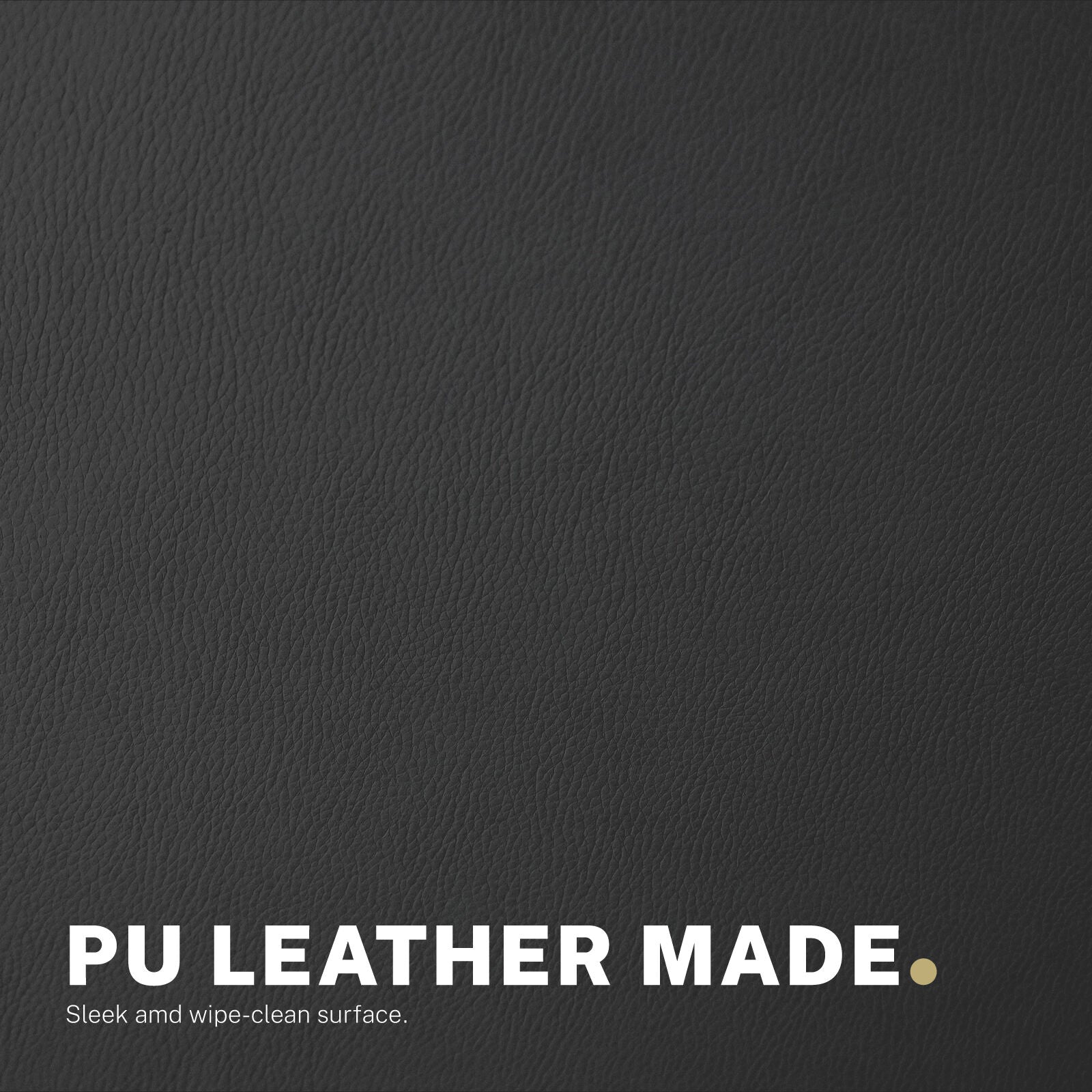 Office Desk Chair - PU Leather Home Office Swivel Chair Computer Seat BLACK V274-FT-VOC-005BK-BK