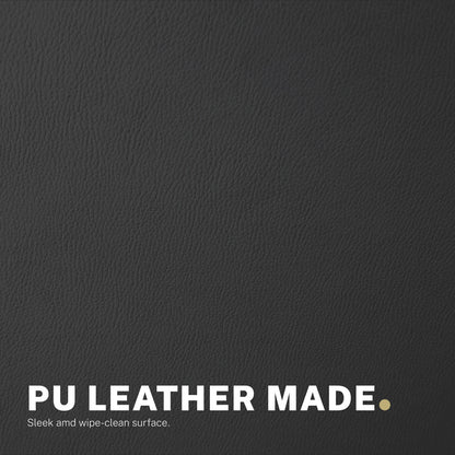 Office Desk Chair - PU Leather Home Office Swivel Chair Computer Seat BLACK V274-FT-VOC-005BK-BK