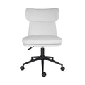 Office Desk Chair - PU Leather Home Office Swivel Chair Computer Seat WHITE V274-FT-VOC-005BK-WH