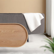 Coffee Table Storage Ottoman - Velvet Padded Blanket Box Bench IRENE GREY V274-FT-VR-945VAL-GY