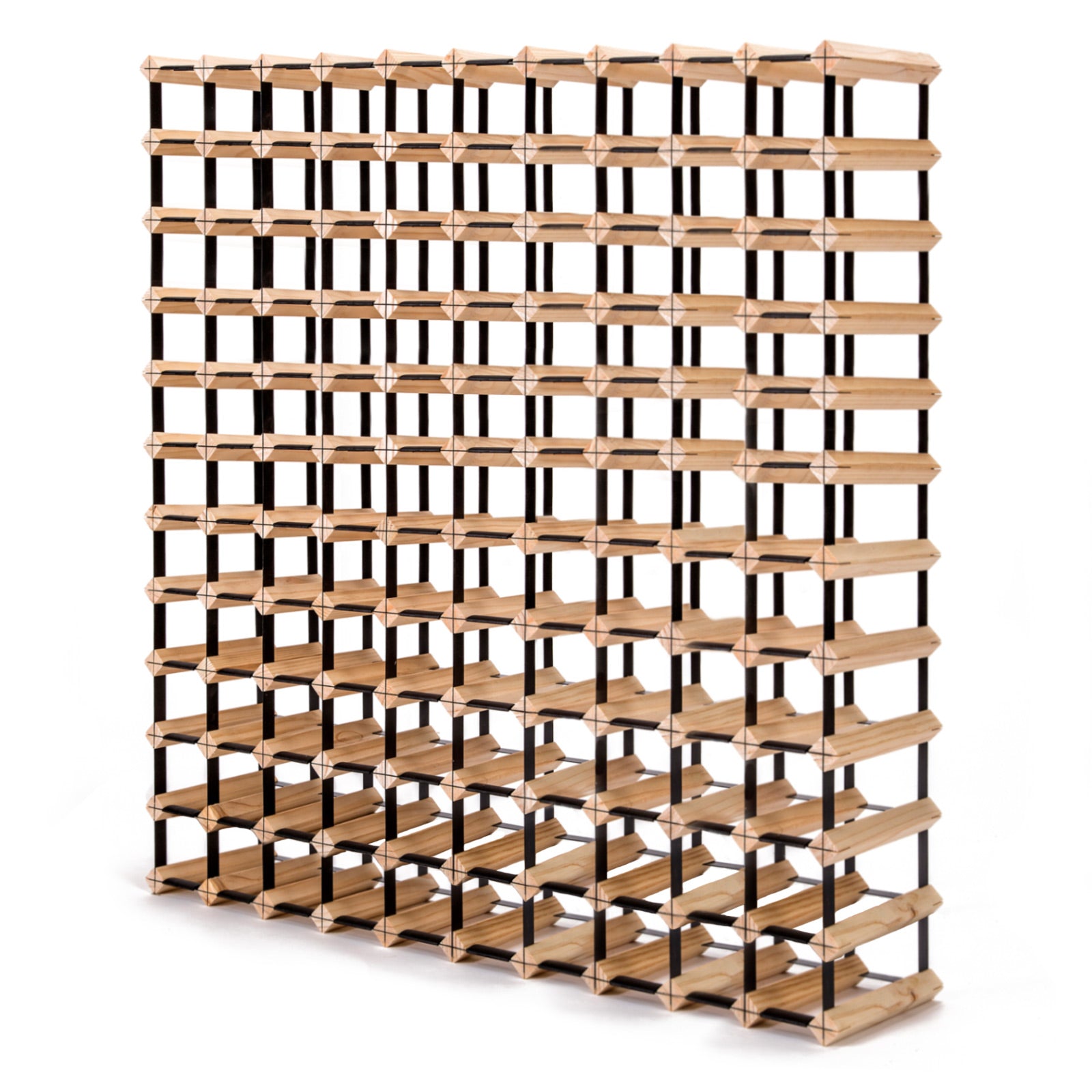 Timber Wine Rack Storage Cellar Organiser 120 Bottle V274-FT-WWR10-120