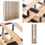 Timber Wine Rack Storage Cellar Organiser 120 Bottle V274-FT-WWR10-120