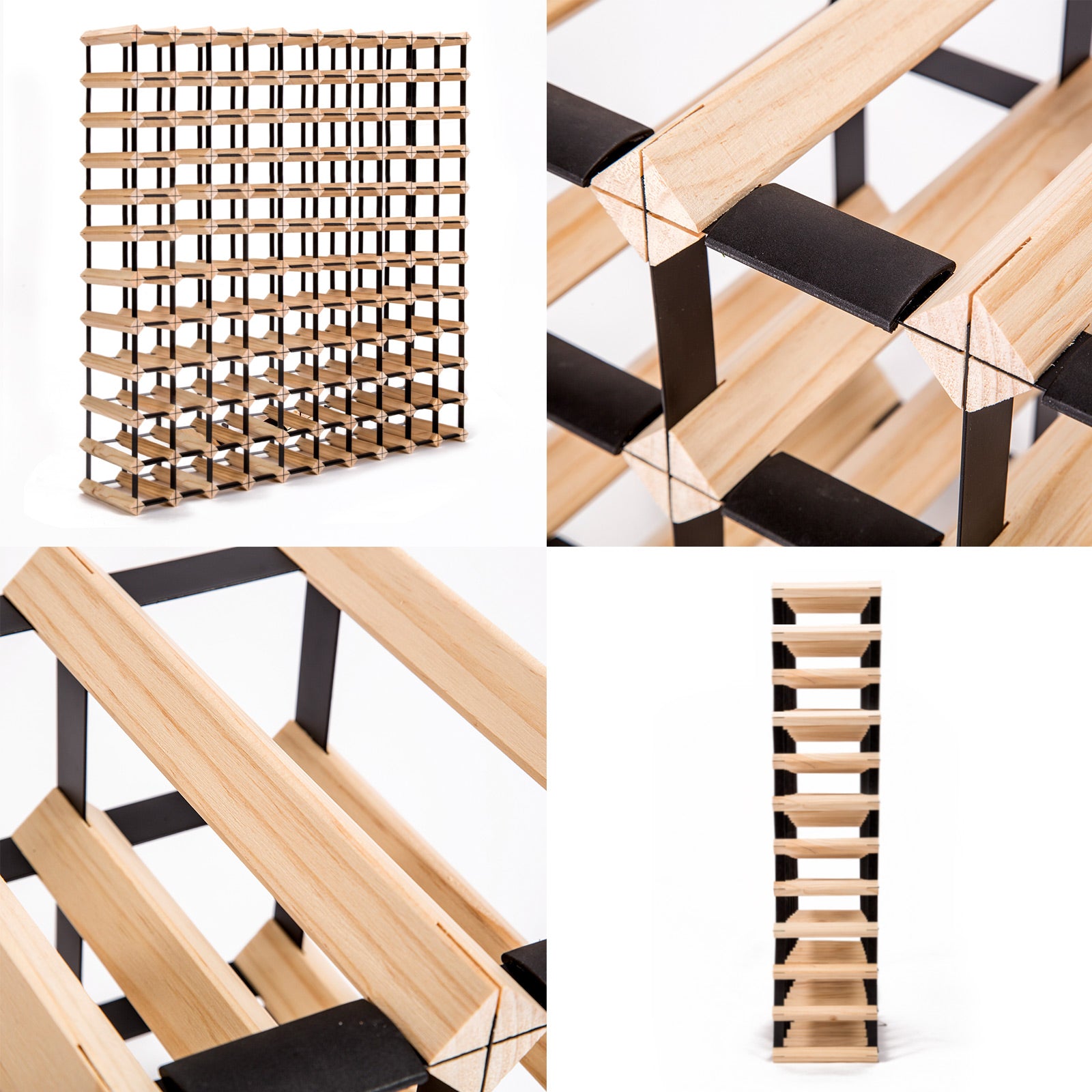Timber Wine Rack Storage Cellar Organiser 120 Bottle V274-FT-WWR10-120