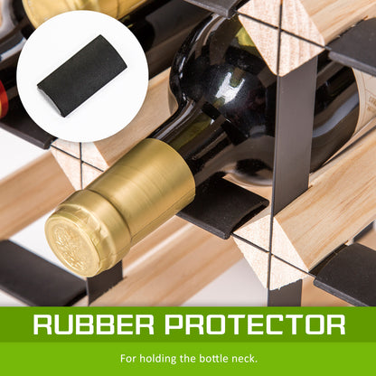 Timber Wine Rack Storage Cellar Organiser 120 Bottle V274-FT-WWR10-120