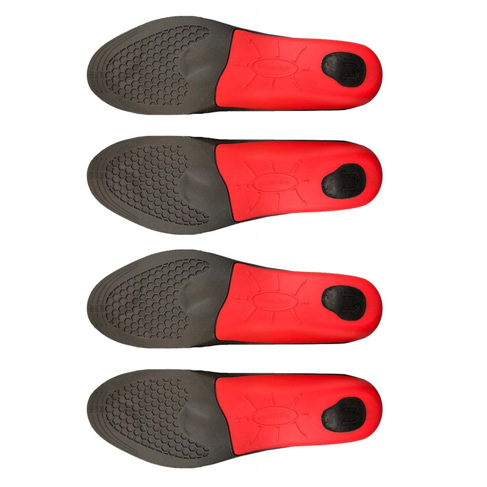 2X Pair Full Whole Insoles Shoe Inserts L Size Arch Support Foot Pads V274-GM-BI-INSOLE-FL-L2
