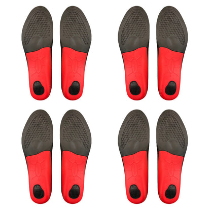 4X Pair Full Whole Insoles Shoe Inserts L Size Arch Support Foot Pads V274-GM-BI-INSOLE-FL-L4