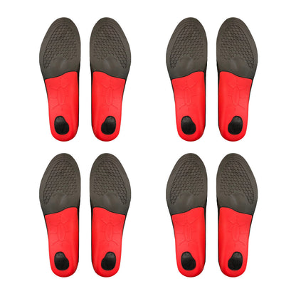 4X Pair Full Whole Insoles Shoe Inserts M Size Arch Support Foot Pads V274-GM-BI-INSOLE-FL-M4