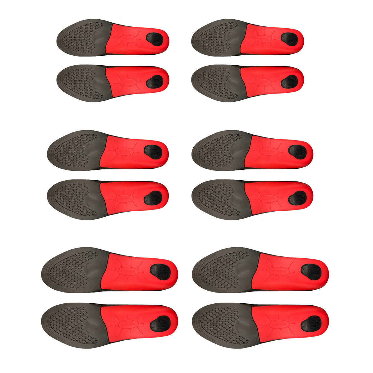 2X Set Full Whole Insoles Shoe Inserts 3-Size Combo Arch Support Foot Pads V274-GM-BI-INSOLE-FL-SML2