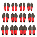 4X Set Full Whole Insoles Shoe Inserts 3-Size Combo Arch Support Foot Pads V274-GM-BI-INSOLE-FL-SML4